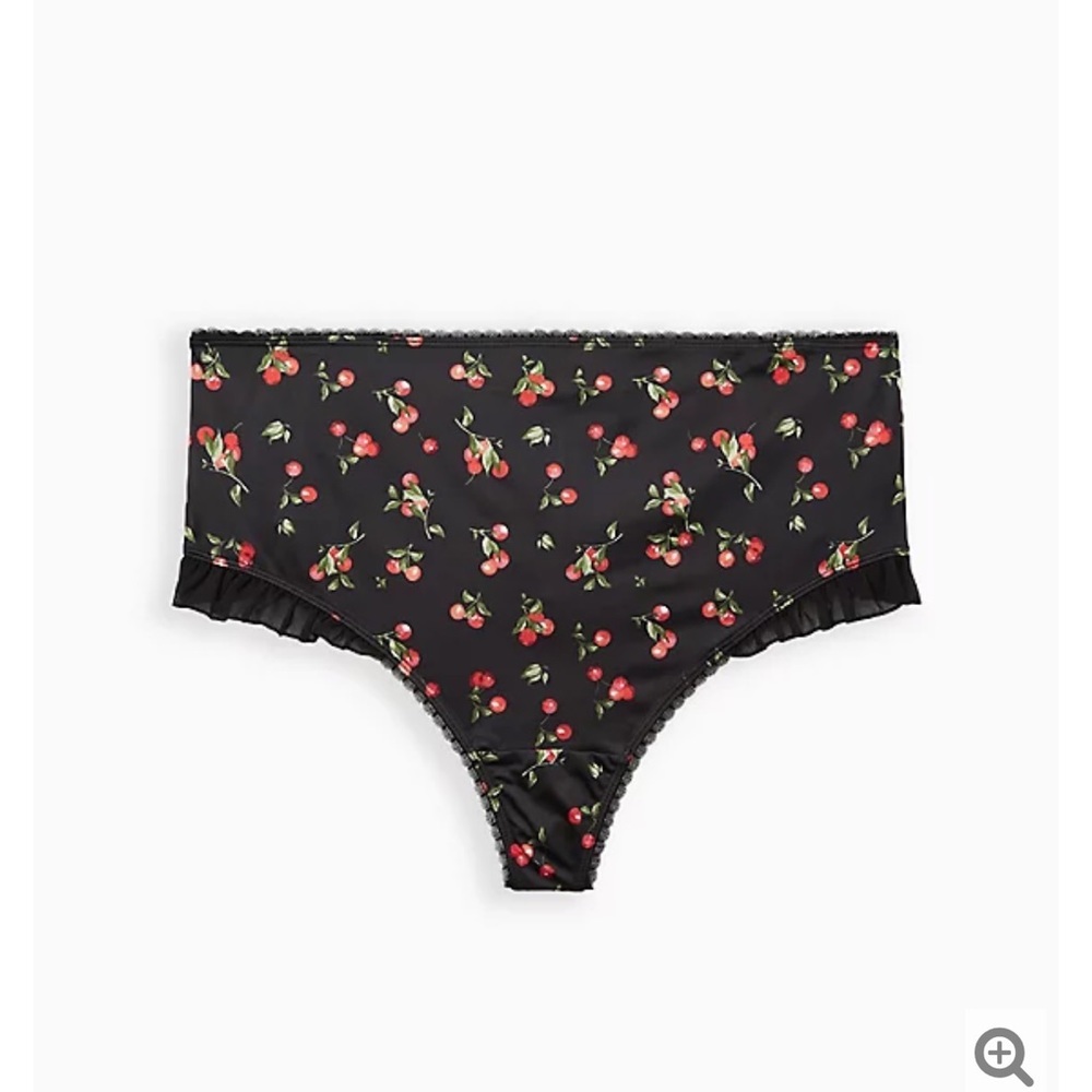 Torrid Black Cherries Bralette & Panty Set - Picture 7 of 8